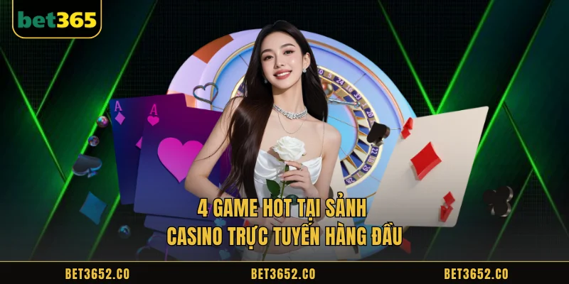 Top 4 popular live casino games